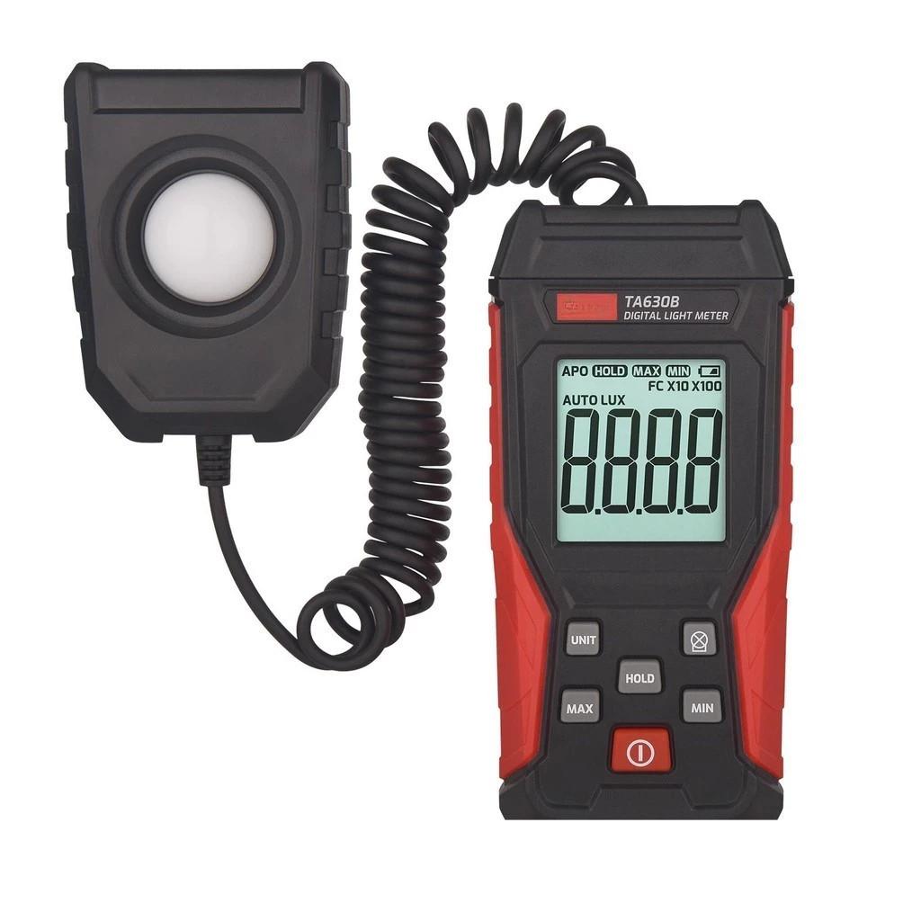 Illuminance Lux Meter LCD Display 0~200,000 Measurement Range Flexible Sensor Light Tester Portable Digital Light Meter