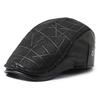 Men Beret Hats Ear Protection Cap Warm Winter Protection Leather Gifts Caps