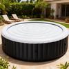 Heavy Duty Inflatable Spa Pool Cover Lid For 4.75ft Round Hot Tubs Energy Efficient Water Protections Design