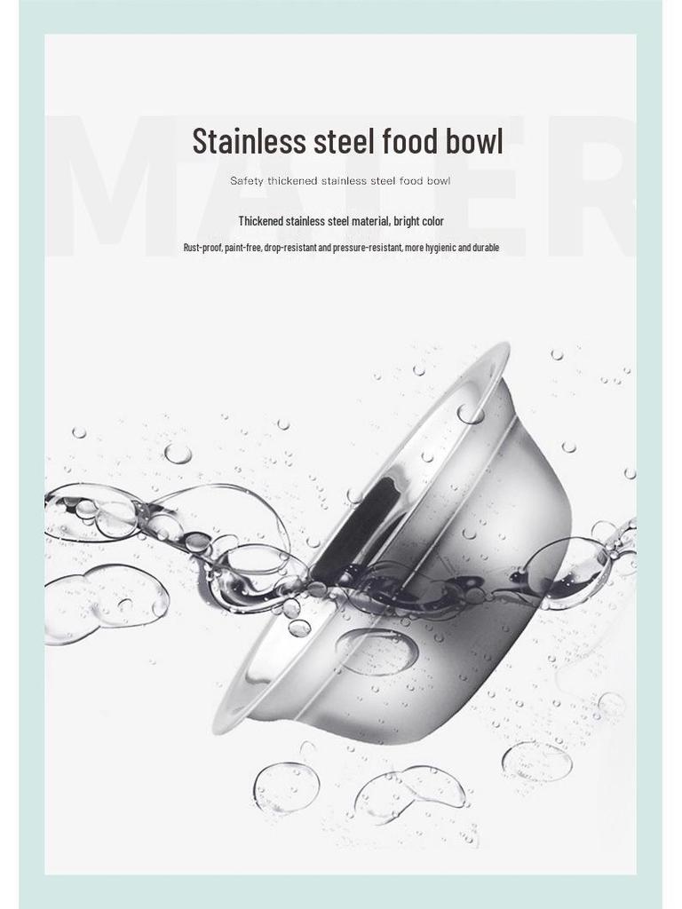 Cute Triangle Pet Bowl Set: 3 Plastic Bowls with Automatic Water Dispenser and Splash-Proof Design