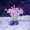 Silikon Pilz Künstliche Fischtank Aquarium Wasser Korallen Pflanzen Unterwasser Dekoration Quarium Fischtank Dekoration Zubehör
