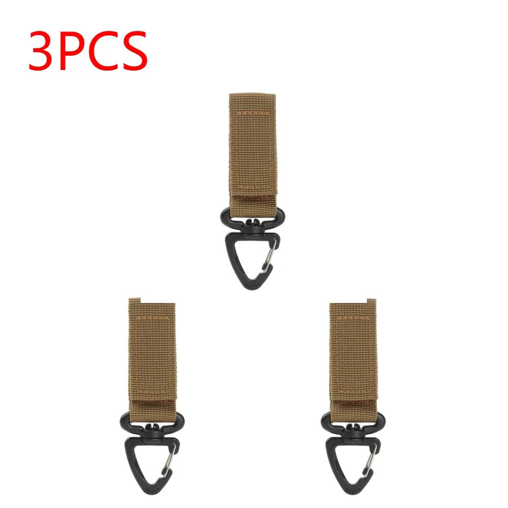 

1-10 PCS Hang Buckle Nylon Strap Military Carabiners Tactical Buckle Belt Clips Keychain Camping Hanging Hooks Camping Tool