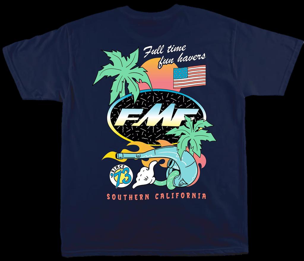 2026 New Men's T-shirt Women's DAY GLO TEE FMF Racing T-shirt Cotton Retro Short Sleeve T-shirt Y2k Short Sleeves Classic