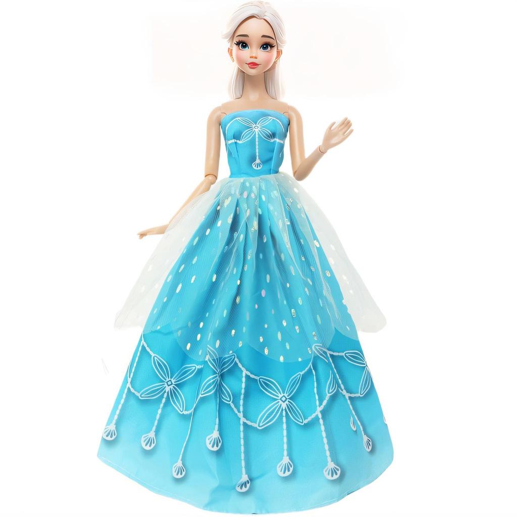 Pretty Princess Ball Gowns Party Dresses for 30cm Doll Clothes Wedding Bride Outfits (NO DOLLS)