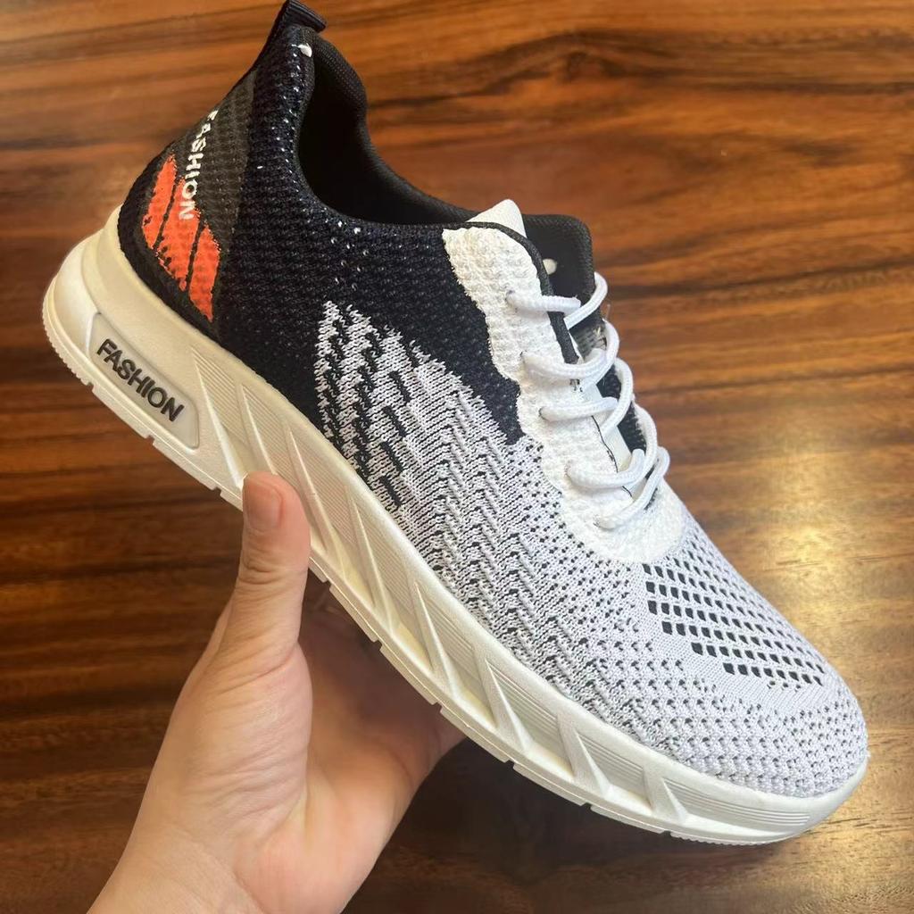 Men's shoes new autumn breathable fly-woven mesh mesh shoes casual versatile youth running sports shoes