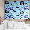 ice-hockey Print Tapestry, Backdrop, Easy Setup, Ideal for Bedroom, Office & Living Room, with Aesthetic Wall Hanging Decor.