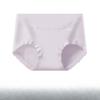 Women's High-Waisted Seamless Abdominal Control Plus-Size Triangle Shorts Full Cotton Crotch Combed Cotton Ideal for Summer
