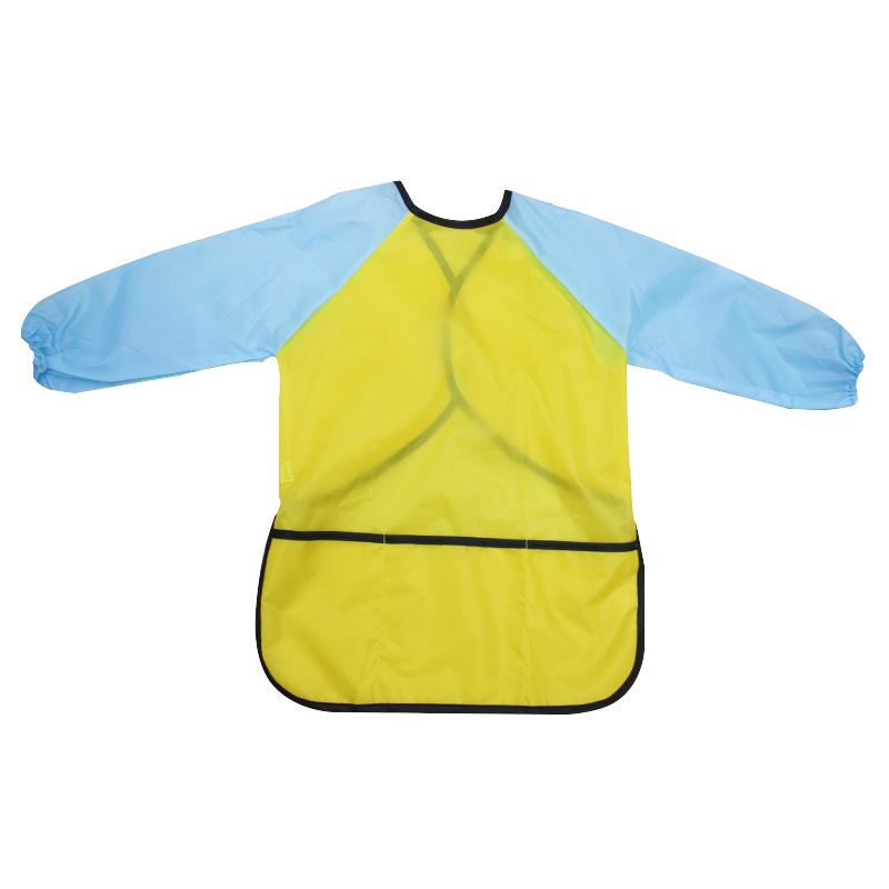 Children's Long-Sleeve Art Smock & Bib - Anti-Stain for Early Education and Kindergarten
