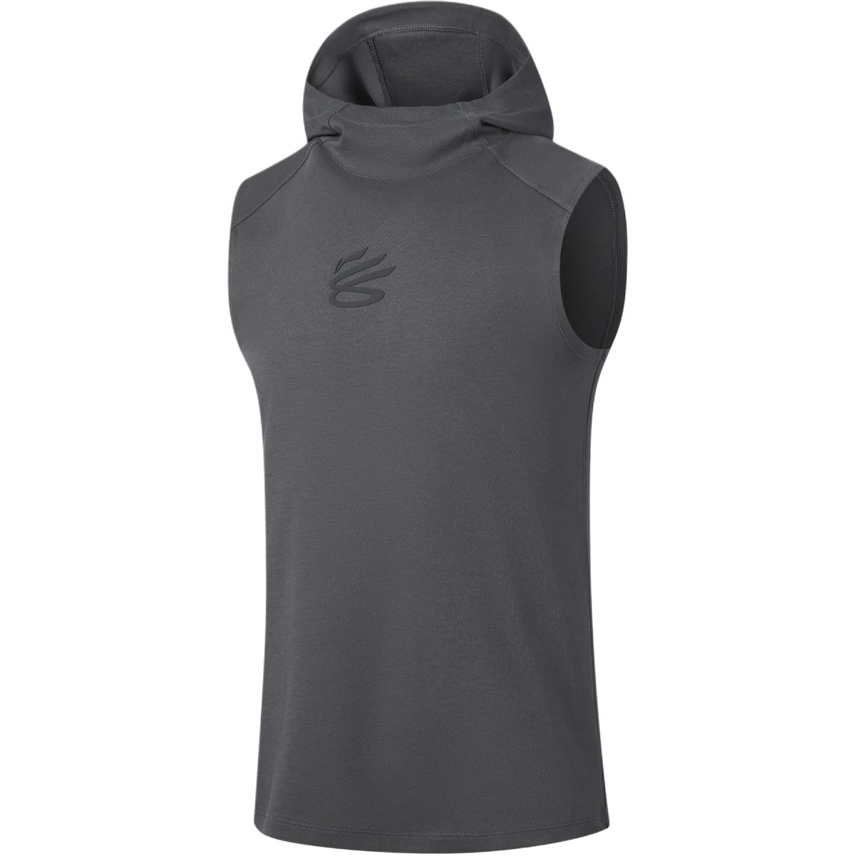 Herren Li-Ning Curry China Kollektion Basketballtrikots Herren Meteoritgrau mit Kapuze (Nicht abnehmbar) Mäßig 2XL gray