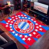 1pc FC Bayern München logo Print Area Rug - Soft,Washable Non-Slip Indoor Mat for Office Chairs,Living Room,Home Office Decorative Rug