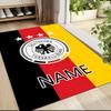 Custom Name Lion Crest Emblem Carpet Rug Customizable Soft Washable Anti-Slip Home Living Room Sofa Mats Personalized Rug. 0909231