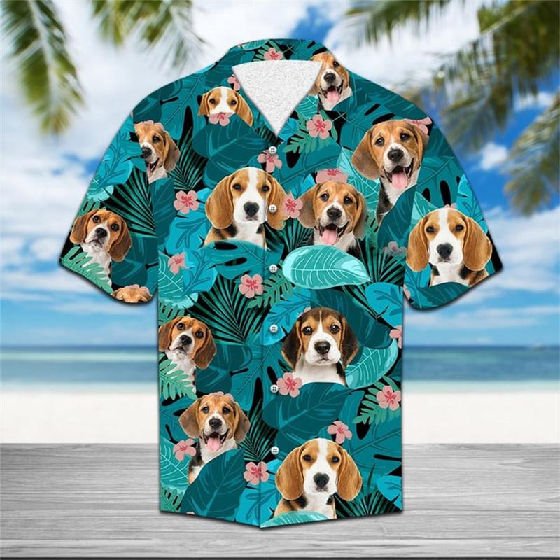 3D Print Hawaiian Shirt For Men Summer Cool Short Sleeve Women Floral Shirts Children Top S