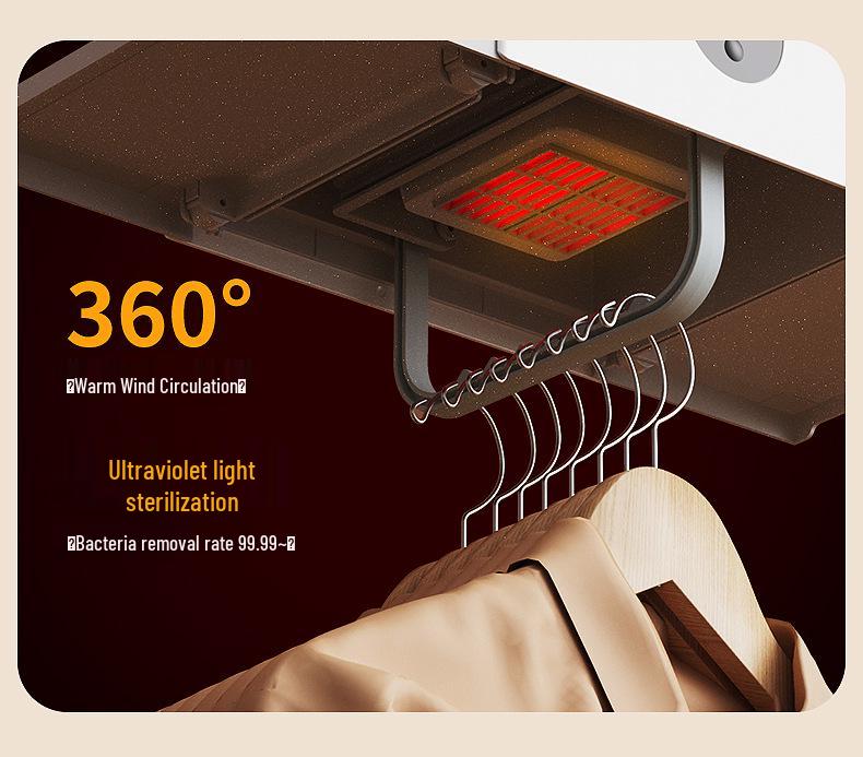 Smart Foldable Clothes Dryer: Quick-Drying, Convenient, Sterilizes Baby Clothes, Perfect for Dorms.