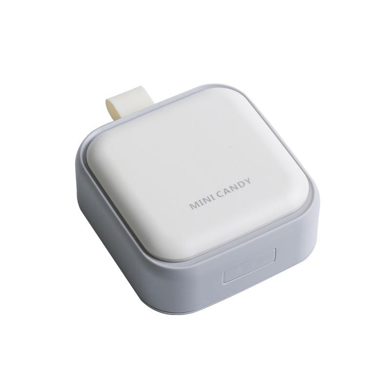 

Pill box, drug sub-box, morning, noon and evening sub-packing, portable box, small pill box storage білий