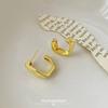 Geometric U-shaped Glossy Mosquito Coil Disc, Ear Clips, No Ear Piercings, Fashion Trend, Simple Temperament, Stud Earrings, Women's Earrings Batch