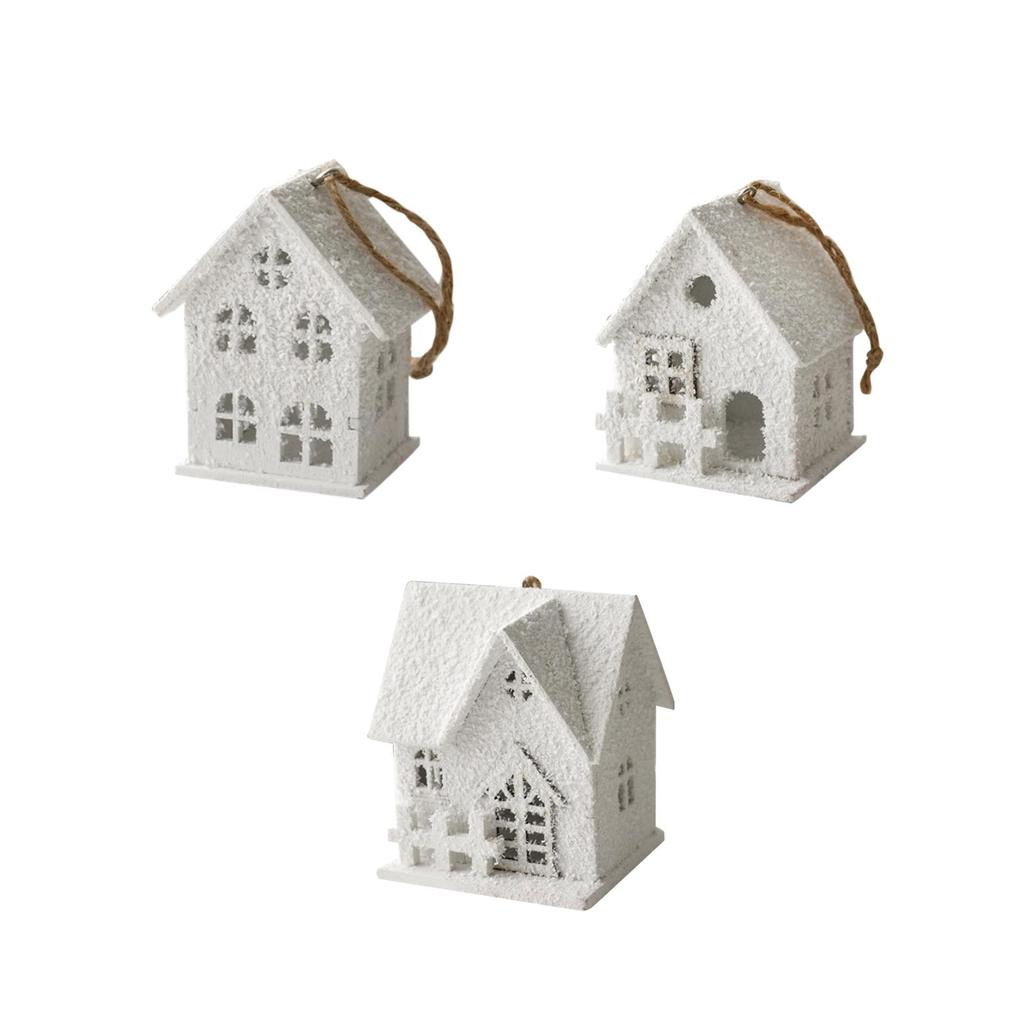 Christmas House Ornament Holiday Decoration Christmas Tree Decor Wood for Indoors Walls Window Living Rooms Shopping Mall