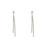 S925 Silver Needle Korean Long Tassel Earrings - Sparkling, Versatile, and Exquisite for Any Occasion