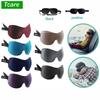 Tcare Soft Sleeping Mask 3D Sleeping Eye Masks Travel Rest Aid Eyes Cover Patch Paded Blindfold Eye Relax Massager Beauty Heath