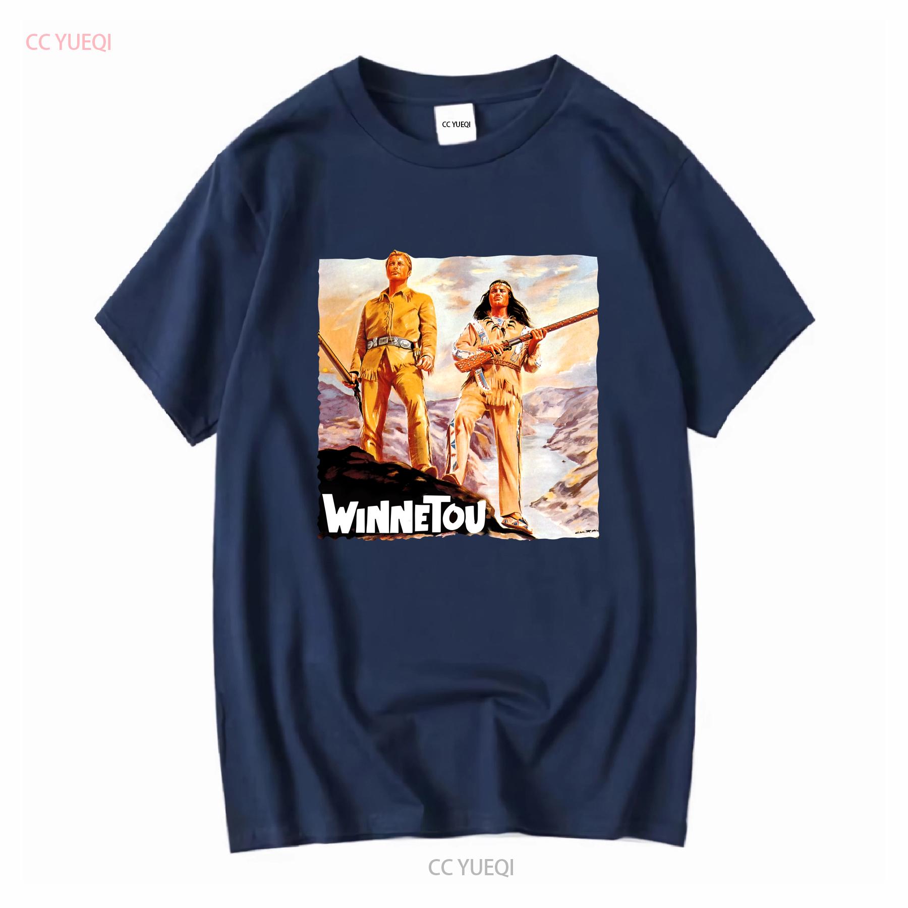 

Winnetou T shirt Natural Vintage Cotton Movie Poster Beige All Sizes S M L X vintage Washed Comfortable Casual Stylish Slightly 4XL