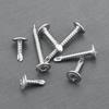 50PCS Stainless Steel Self Tapping Screws Flat Head Cross Phillips Metal Screws Round Washer High-Strength Self Drilling Screws