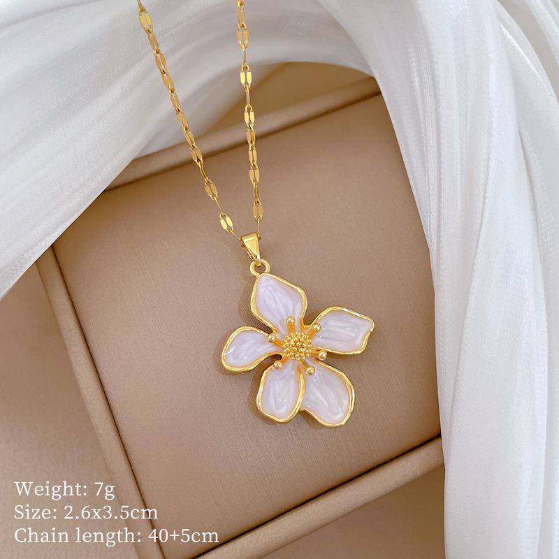 Spersonalizowany Błyszczący Naszyjnik ze Stali Tytanowej dla Kobiet – Żywy Wisiorek na Szczęście o Szykownym Designie