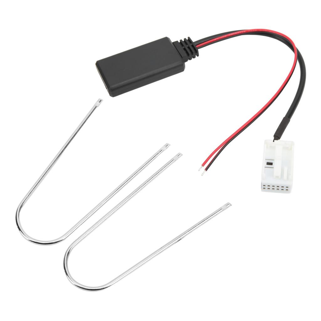 12Pin Bluetooth Module AUX IN Cable Adapter with 2 Remover Replacement for 307 307SW 407 407SW