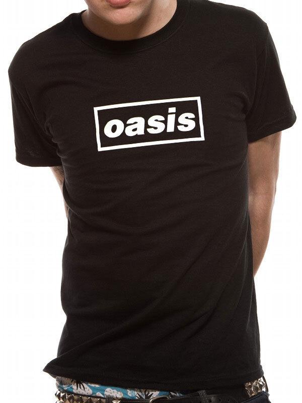 

Черная футболка унисекс с логотипом Oasis Definitely Maybe Black