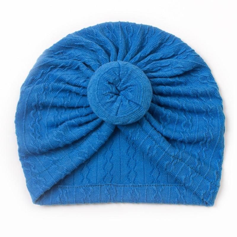 New Baby Boneless Hat, Children's Jacquard Cute Hat, Donut Fontanelle Protector, Baby Tip