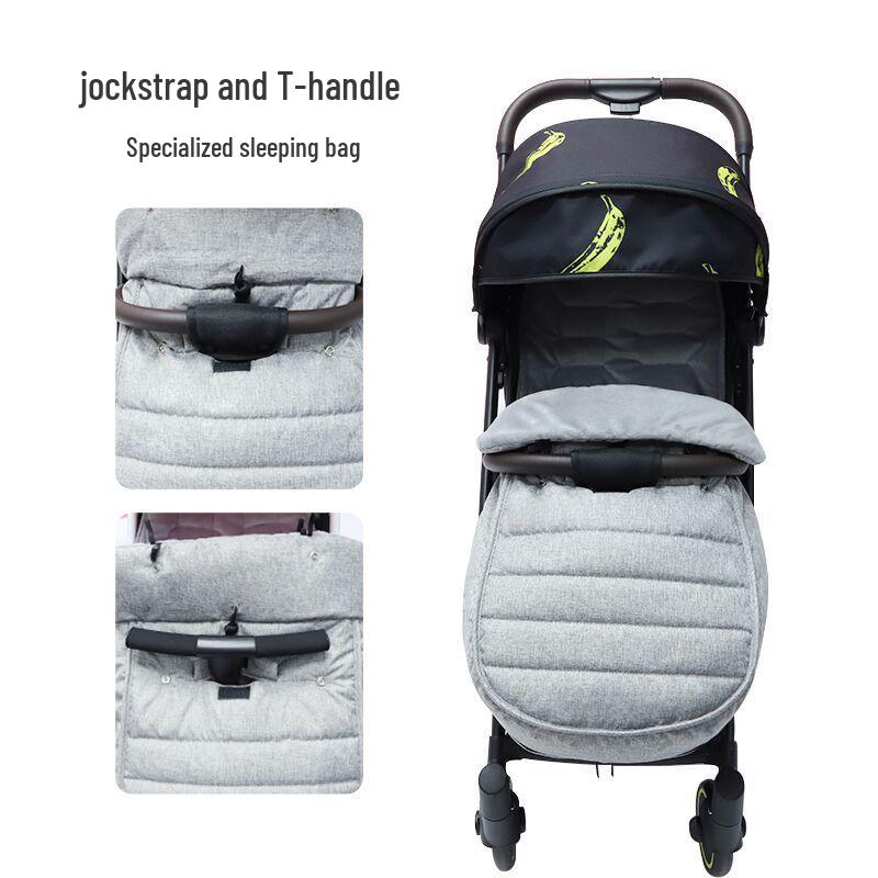 Universal Winter Baby Stroller Footmuff: Thick, Warm, and Windproof.