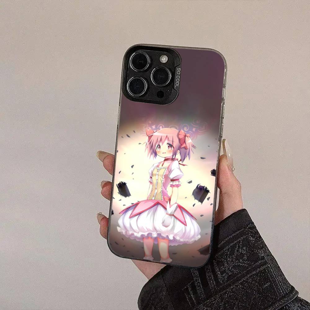 

P-Puella Magi Madoka Magica Colorful Phone Case Silver Suitable For IPhone 12 11 13 14 15 16 17 Max Pro Plus X XR XS iPhone 11 pro