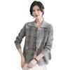 New middle-aged and old women's sweater cardigan noble clothes mother spring knitted short coat