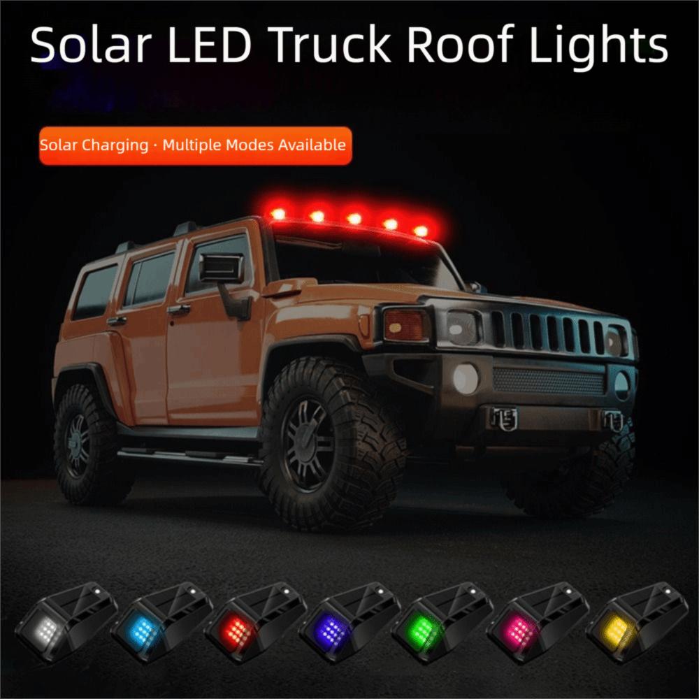 Reusable Solar Powered Cab Lights Wear Resist Truck Pickup Warning Lamp Car Roof