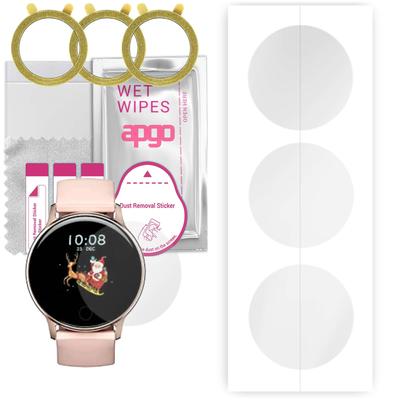 3x Apgo Hydrogel Screen Protector for Umidigi Uwatch 2S, Hydrogel Film, with Positioning Layer Easy Installation