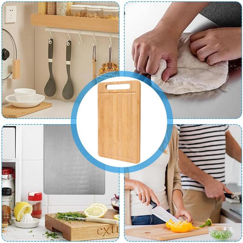 Kitchen bamboo cutting board large rectangular cutting board thickened solid wood cutting board fruit Veggies Serving Boards