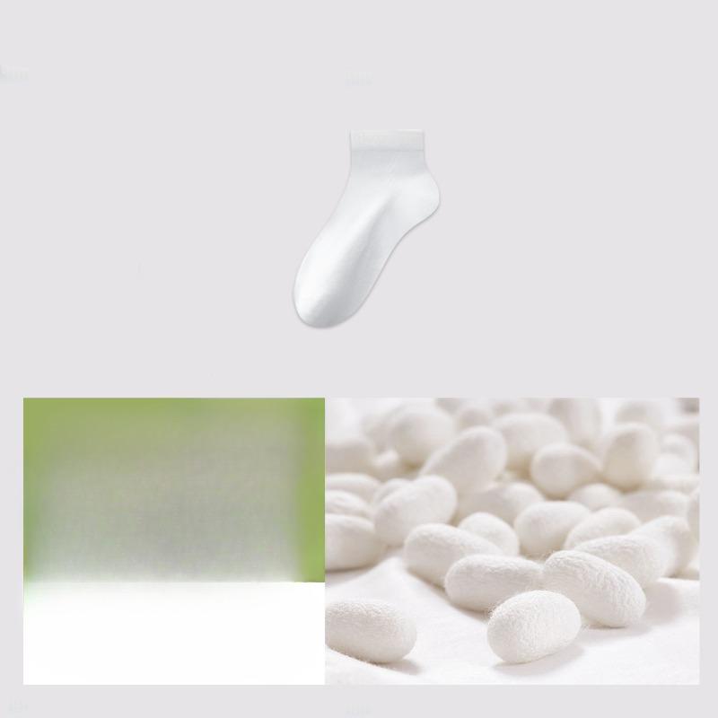 Female Summer Thin Mesh Breathable Antibacterial Boneless Cool Socks