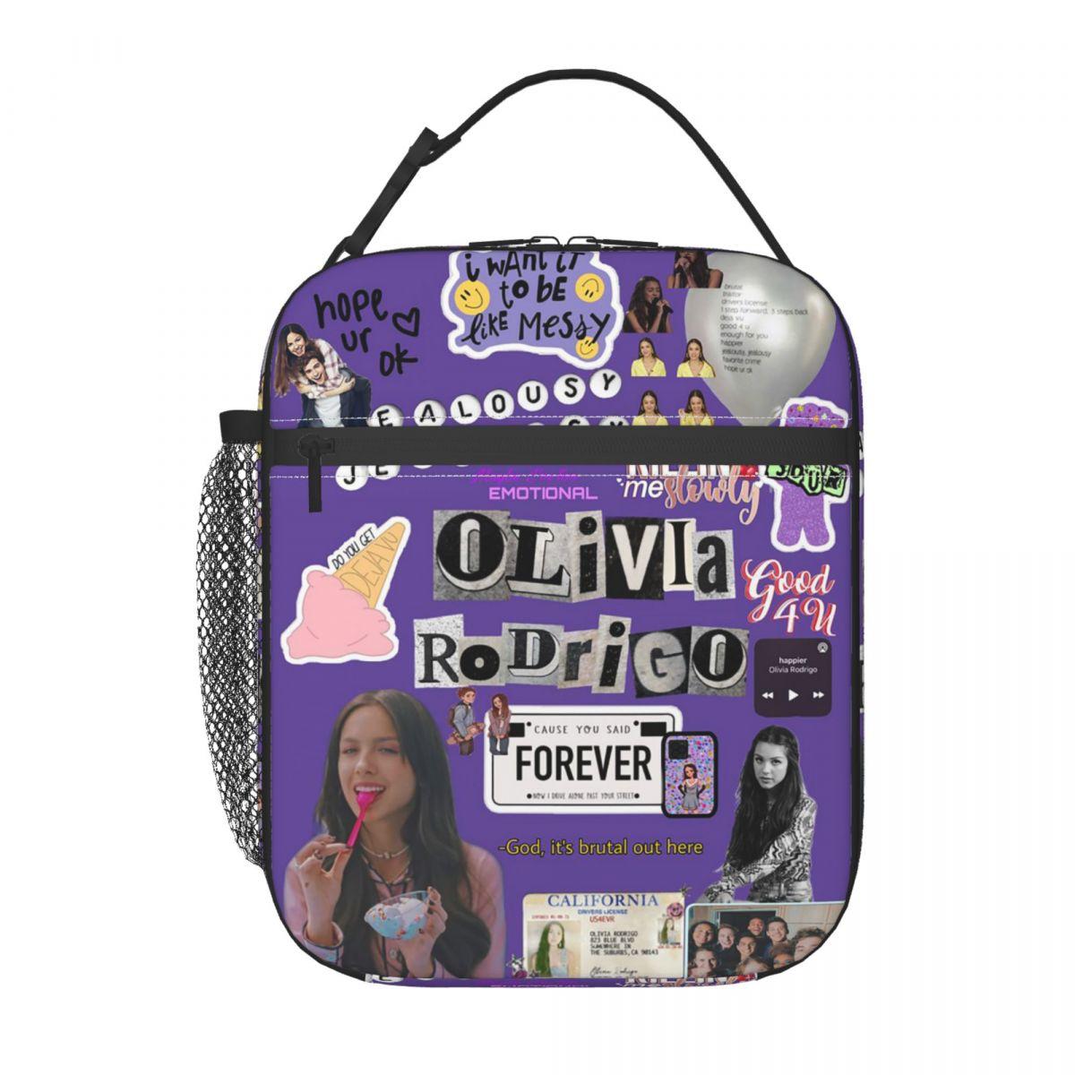 Olivia Guts Wereldtournee Geïsoleerde Lunchtas voor Dames Kinderen Draagbare Voedseldozen Thermische Lunchbox Tote One Size