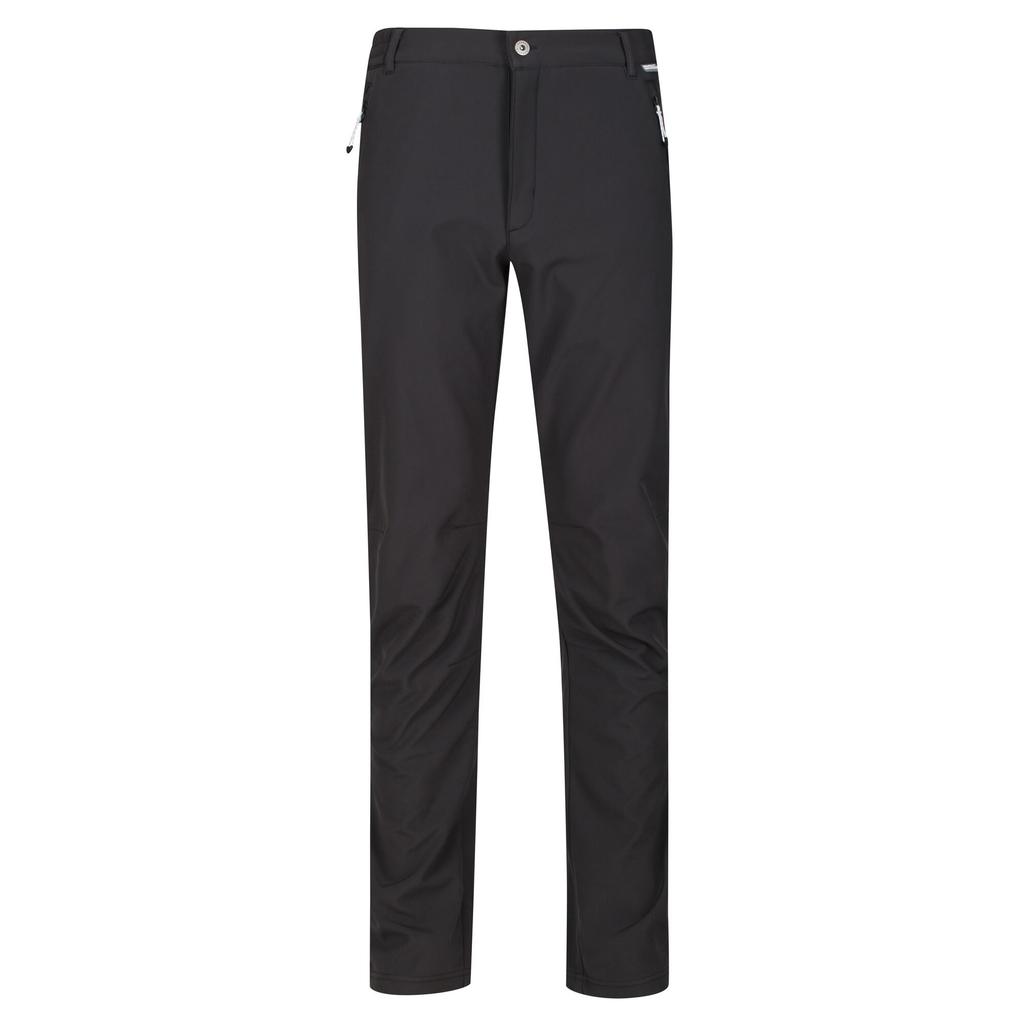 Regatta Great Outdoors Mens Adventure Tech Geo II Wind Resistant Long Leg Softshell Trousers