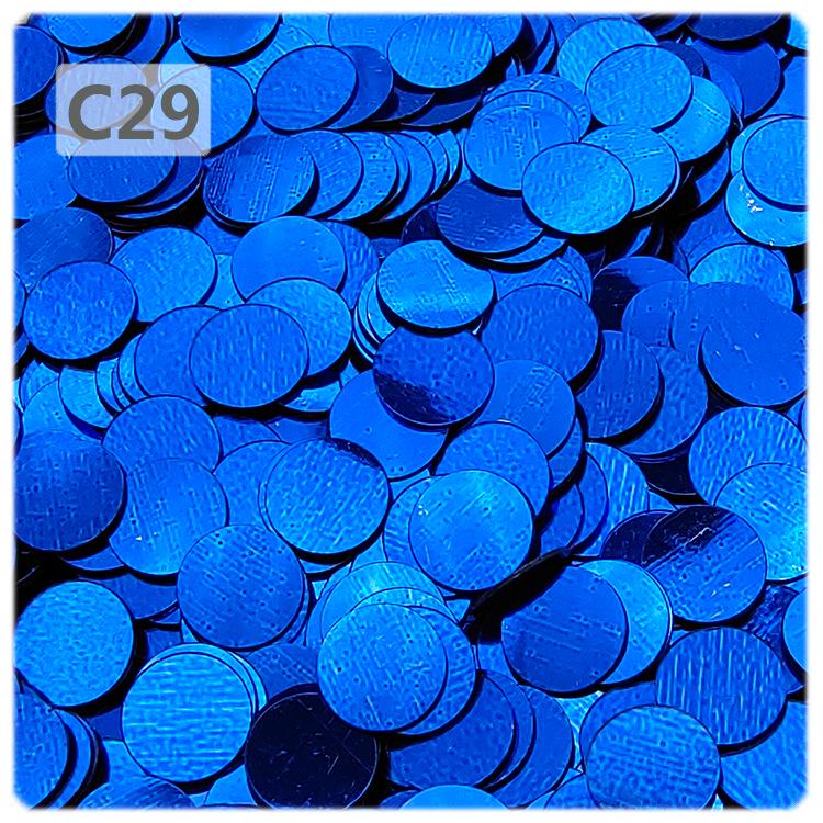 Yaleduo 6mm Flache Runde Pailletten ohne Loch für DIY-Bastelarbeiten, Handy-Dekor, Epoxidharz-Kunst und Nageldesign