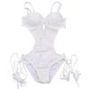 Women Sexy Bohemian One Piece Swimsuit Bikini Set High Waisted Halter Neck Monokini Push Up Summer