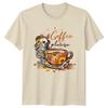 Coffee Please Unisexs TShirt Autumn Fall Coffee Halloween Gift For Her