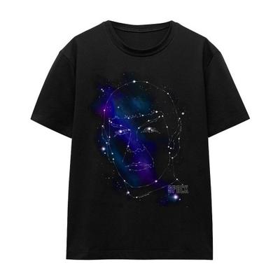 STAR TREK Unisex Erwachsenen Spock Sternbilder T-Shirt