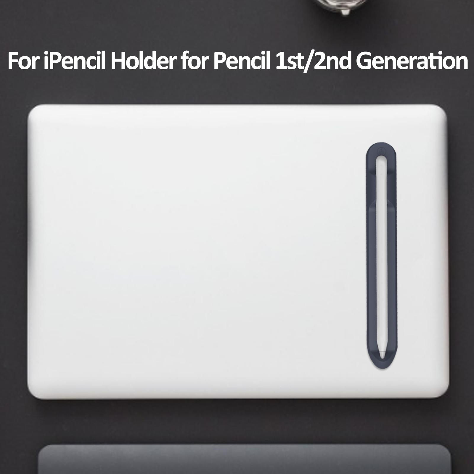 

Love Mei Magnetic Liquid Silicone Pencil Case Holder Sticker Apple Pencil Pocket Sleeve for Apple Pencil 1st/2nd Black