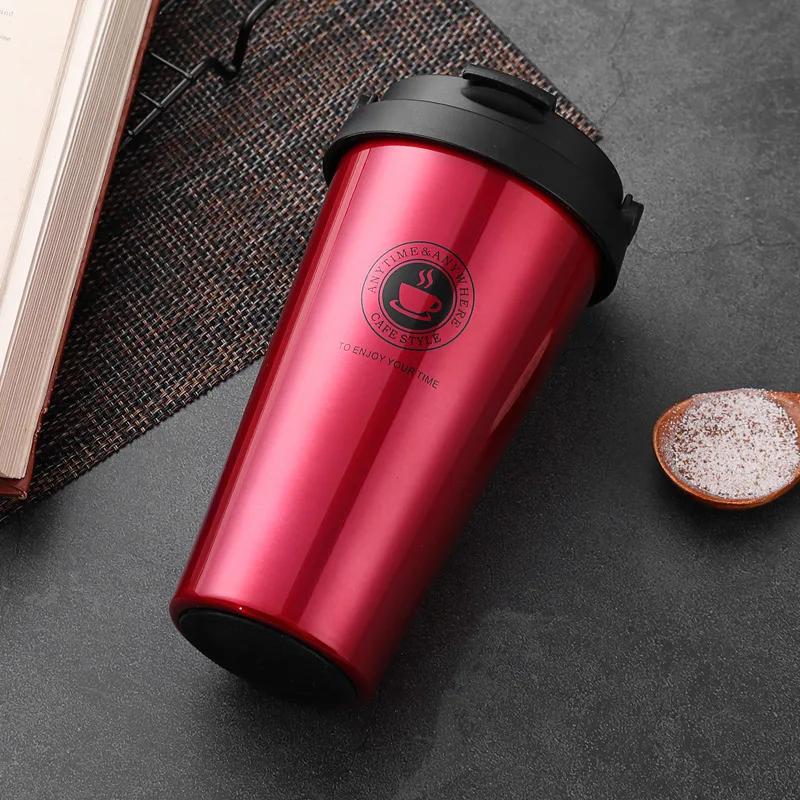 2025 Vacuum Stainless Steel Coffee Cup, Creative Handle Insulated Cup, Vacuum Portable Car Cup, Suitable for Outdoor Office Use