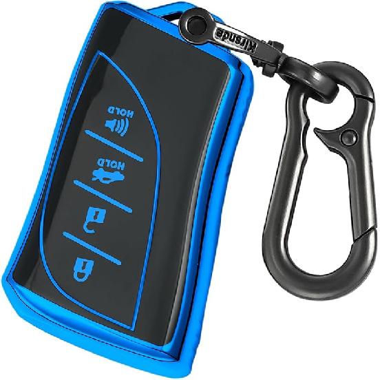 Key Fob Cover Case Compatible With Lexus  2024 2025 ES250 ES300H RX350 NX250 NX350 GX550 LC LS TX Ect New Smart Remote Key TPU Protection Key