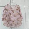Summer Floral Blouse V Neck Retro Loose Fit Boho Chic Shirt Casual Women Top