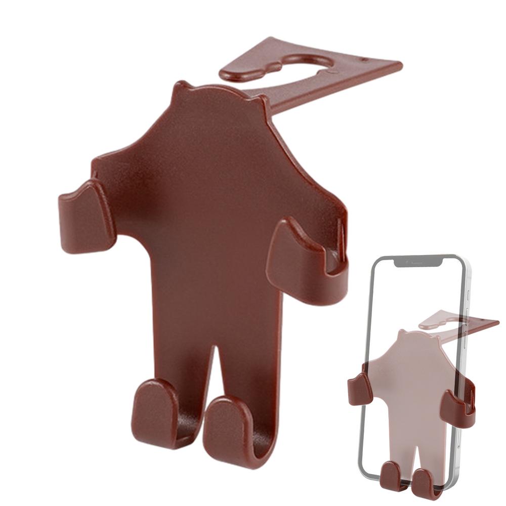 Car Seat Hooks Rotation Car Headrest Hook With Phone Holder Headrest Hooks Purse Holder 2 In 1 Car Vehicle Back Seat Headrest