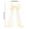 Christmas Tree Topper Bow Extra Large Mesh Bow with Long Streamers for Holiday Wedding Birthday Party Wall Decoration