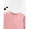 Kids K-POP Fan Graphic Crewneck Sweatshirt, Korean Pop Heart Sign Print Casual Autumn Winter Top