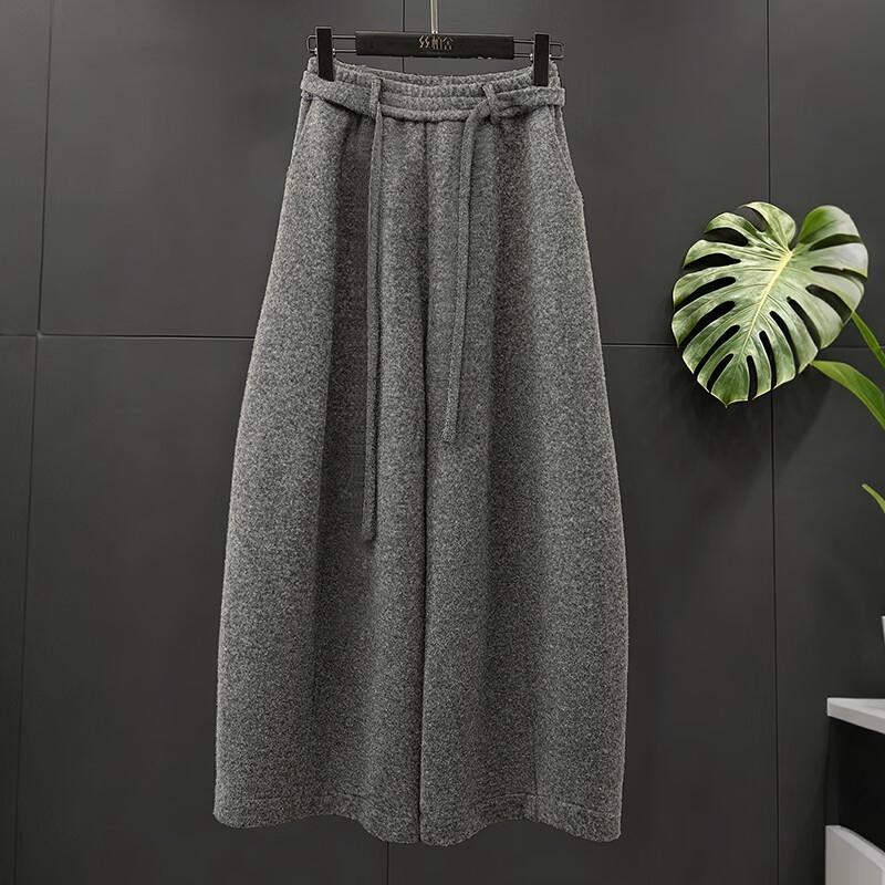 Women's 2026 Winter High-Waist Loose Wide-Leg Casual Pants