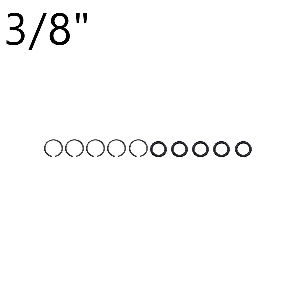 

5 Sets Of Pneumatic Impact Wrench Socket Retainer Rings With O-Ring 1/2 3/8 1in Pneumatic Tools Accessories
